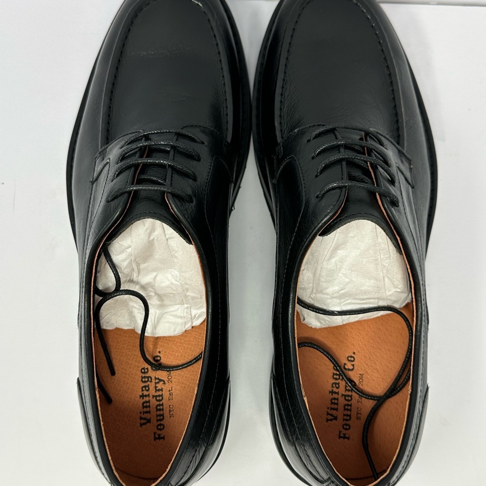 NEW!! Vintage Foundry Co. Mens Sz 13 Lior Black Oxford Shoes $129. NEW In Box!! - Picture 5 of 9